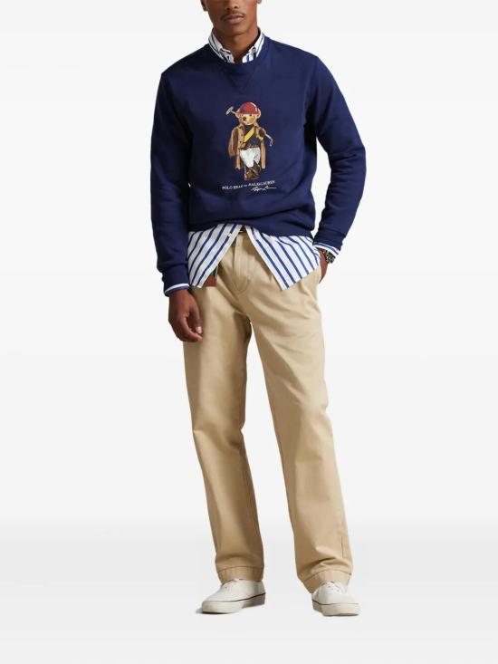 26SS 폴로 랄프로렌 긴팔 티셔츠 710 B14 625 001 NEWPORT NAVY SOCIETY BEAR - POLO RALPH LAUREN