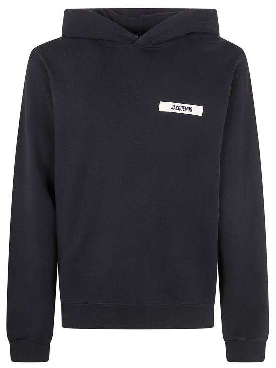 26SS 자크뮈스 후드 티셔츠 25EHOM00247AJ00126 098 990 BLACK