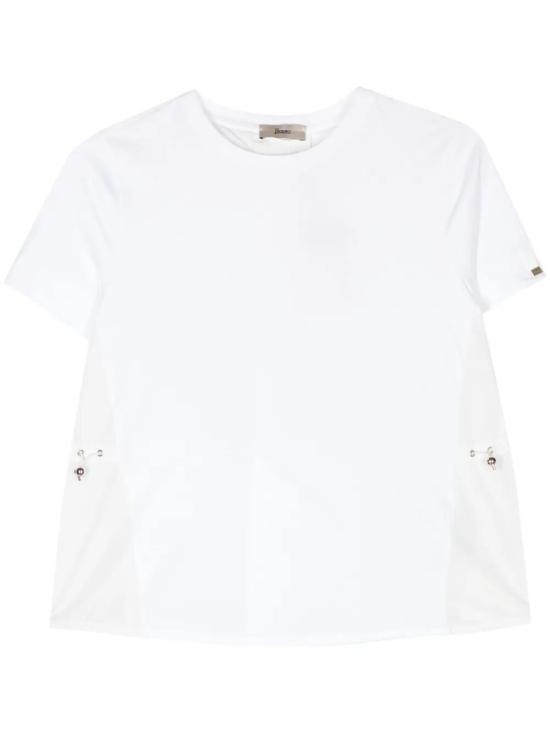 26SS 에르노 반팔 티셔츠 JG000224D 52006 098 1000 WHITE - HERNO