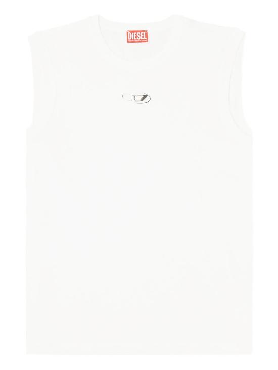 26SS 디젤 반팔 티셔츠 A217430JMBB 141 White
