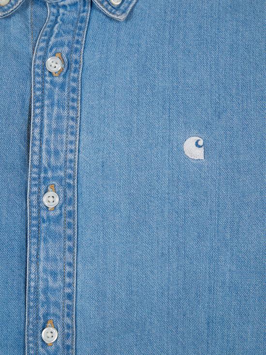 26SS 칼하트 WIP 루카스 셔츠 I034525 0135 0135 BLUE BLEACHED - CARHARTT WIP