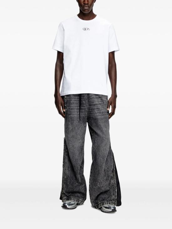 26SS 디젤 반팔 티셔츠 A178800CLBR 100 White - DIESEL