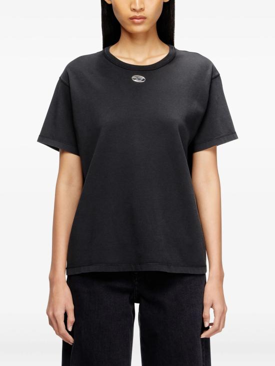 26SS 디젤 반팔 티셔츠 A203990JMBB 900 Black - DIESEL