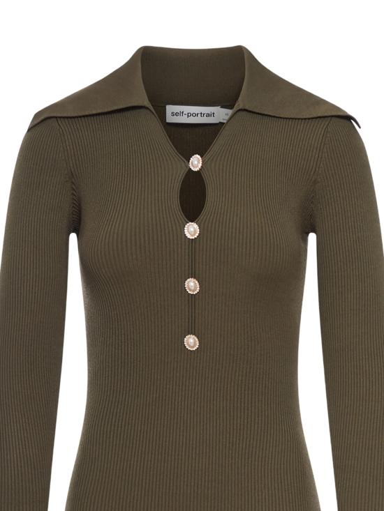 26SS 셀프 포트레이트 미디 원피스 SS26185MG GREEN Green - SELF PORTRAIT