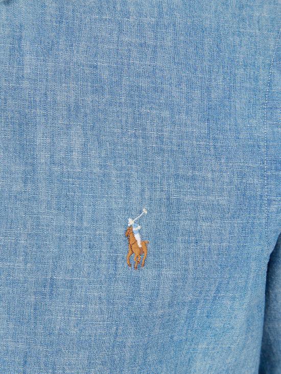 26SS 폴로 랄프로렌 클래식 플리스 후드 집업 710 548 538 001 098 CHAMBRAY - POLO RALPH LAUREN