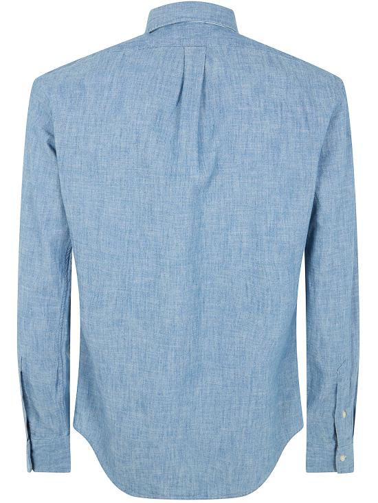 26SS 폴로 랄프로렌 클래식 플리스 후드 집업 710 548 538 001 098 CHAMBRAY - POLO RALPH LAUREN