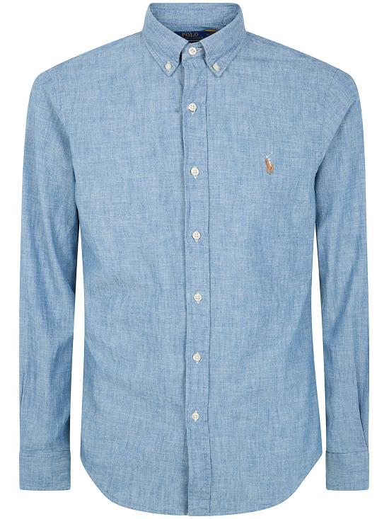 26SS 폴로 랄프로렌 클래식 플리스 후드 집업 710 548 538 001 098 CHAMBRAY