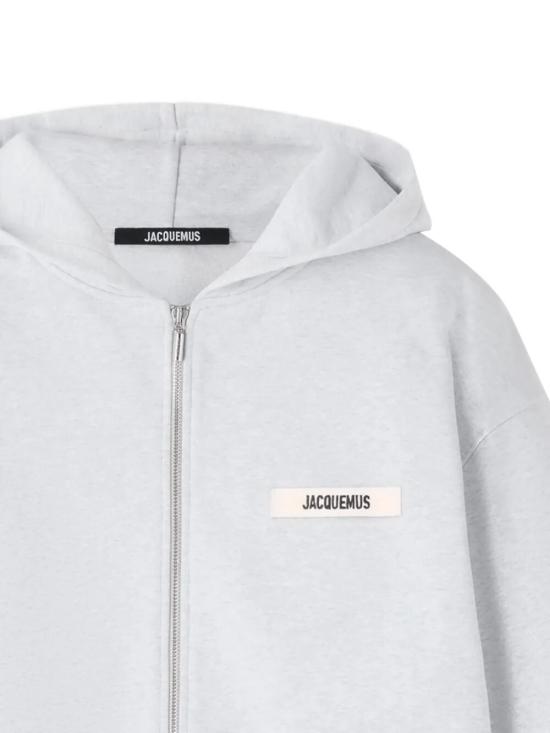 26SS 자크뮈스 후드 티셔츠 25EHOM00247AJ00126 098 950 GREY - JACQUEMUS