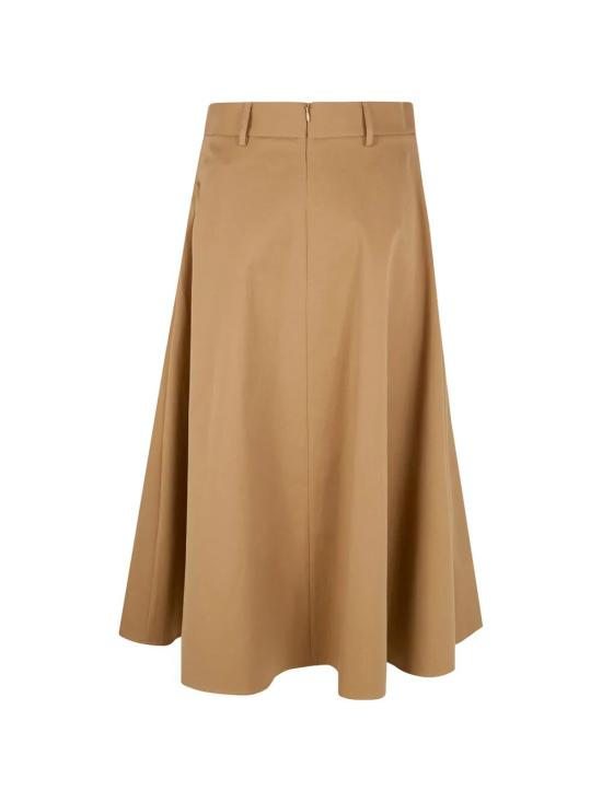 26SS 세미쿠튀르 미디 스커트 Y6SO56 CAMEL - SEMI-COUTURE