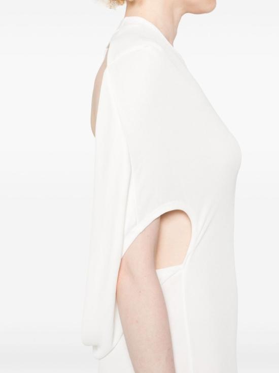 25SS 자크뮈스 미디 원피스 243DR193 1026 100 White - JACQUEMUS
