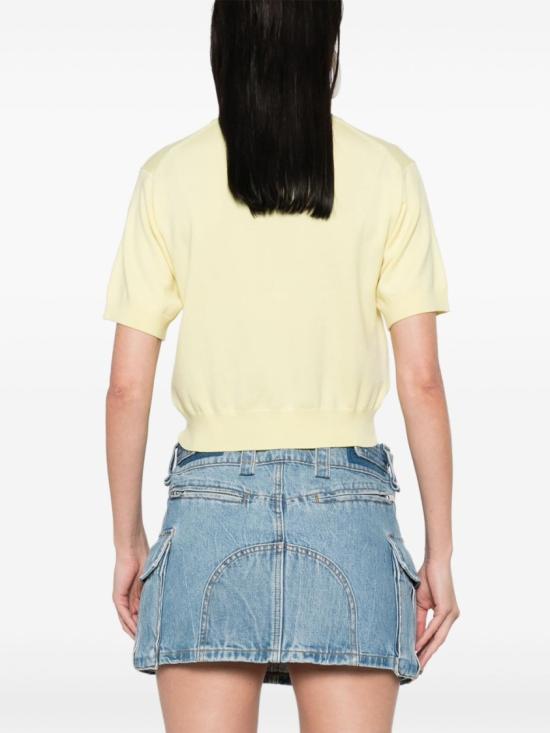 25SS 겐조 반팔 티셔츠 FF52PU4953CS 38 Yellow - KENZO