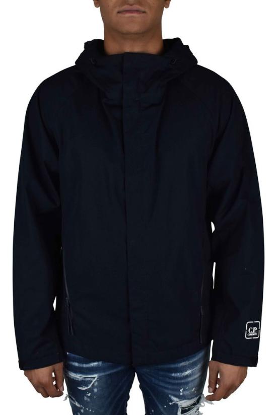  씨피 컴퍼니 자켓 네이비 블루 방수 후드 재킷 - C.P. COMPANY