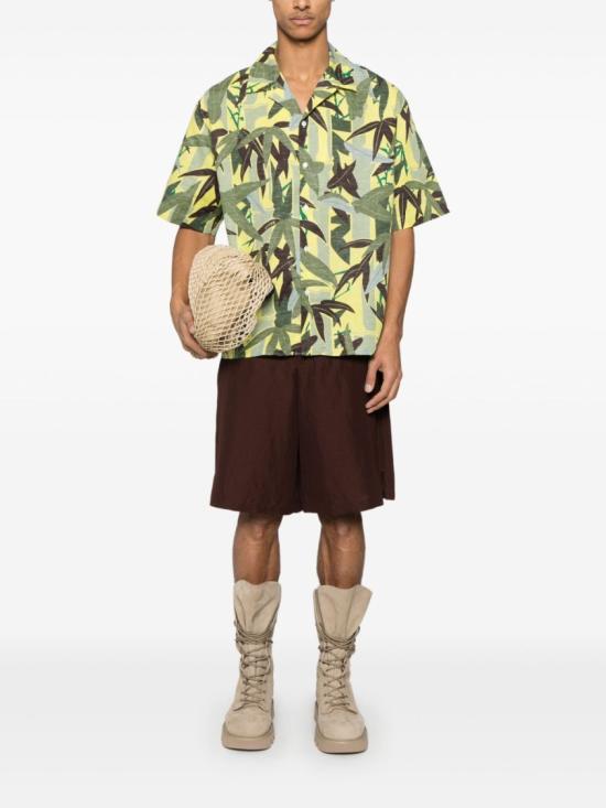 25SS 겐조 반팔 셔츠 FF55CH1309P1 45 Green - KENZO