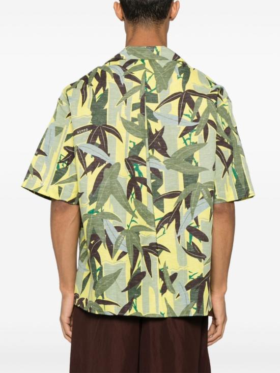 25SS 겐조 반팔 셔츠 FF55CH1309P1 45 Green - KENZO