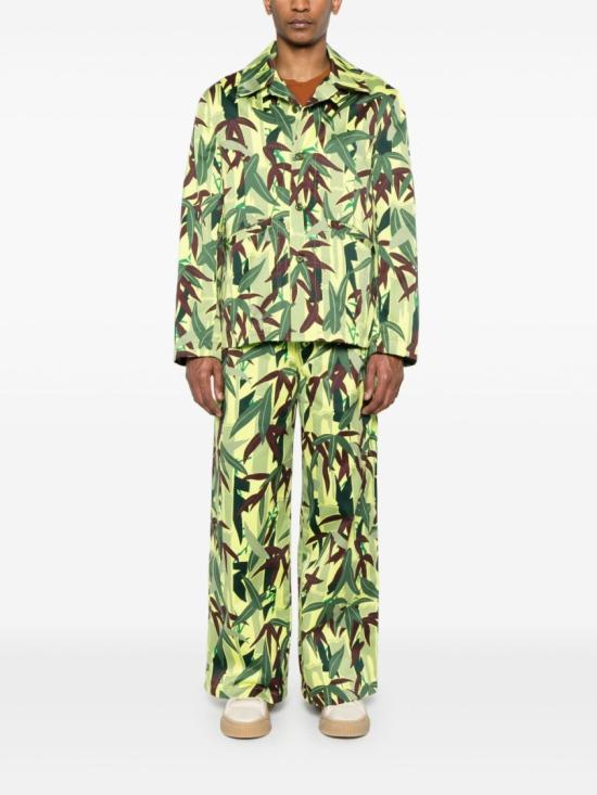 25SS 겐조 스트레이트 팬츠 FF55PA3809F2 38 Green - KENZO
