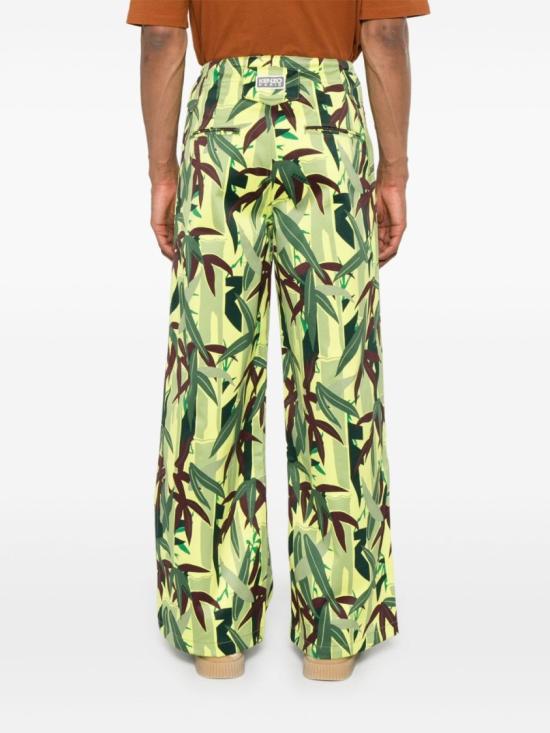 25SS 겐조 스트레이트 팬츠 FF55PA3809F2 38 Green - KENZO