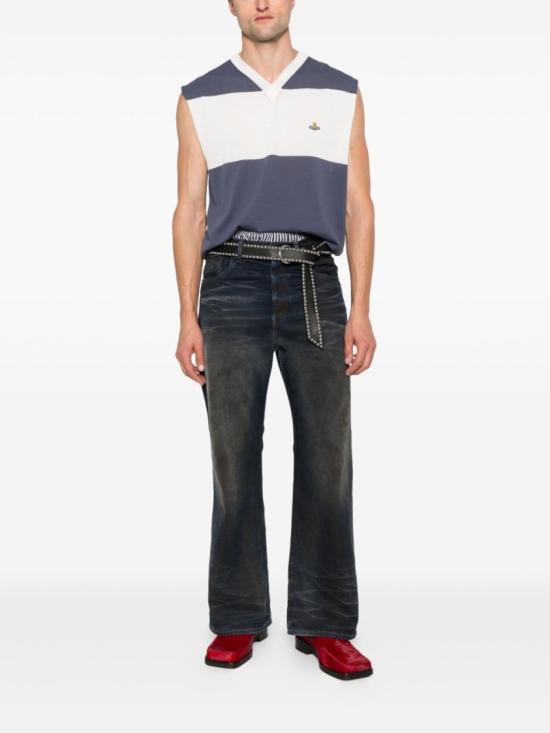  비비안웨스트우드 니트웨어 2701002J Y003F O102 Blue - VIVIENNE WESTWOOD