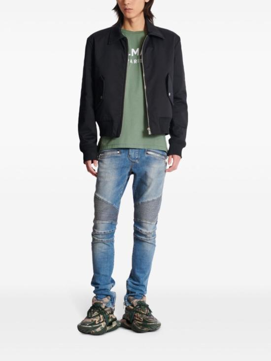  발망 데님 팬츠 EH1MG115DF44 6FF Blue - BALMAIN