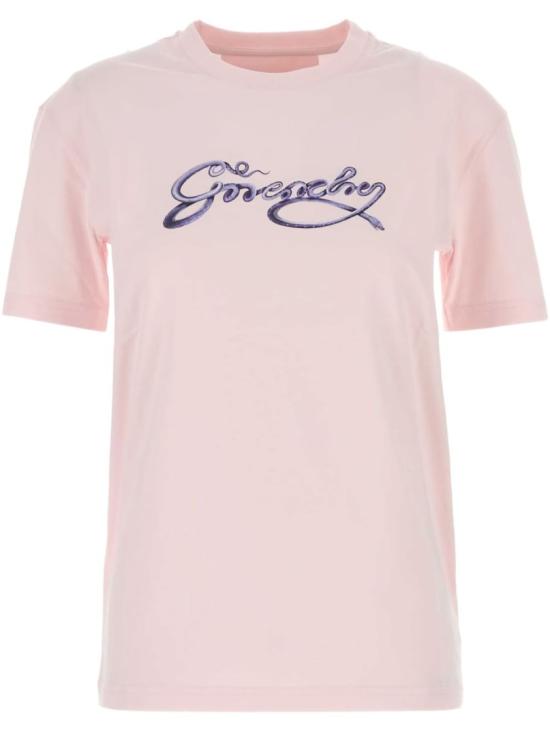  지방시 반팔 티셔츠 BW70EKP705 680 Pink