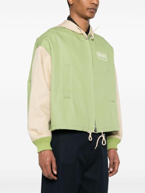 25SS 겐조 자켓 FF55BL1519GA 48 Green - KENZO