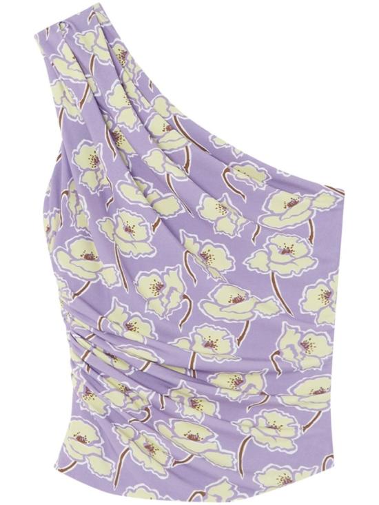 25SS 베르사체 민소매 티셔츠 1019815 1A13918 5L500 Purple