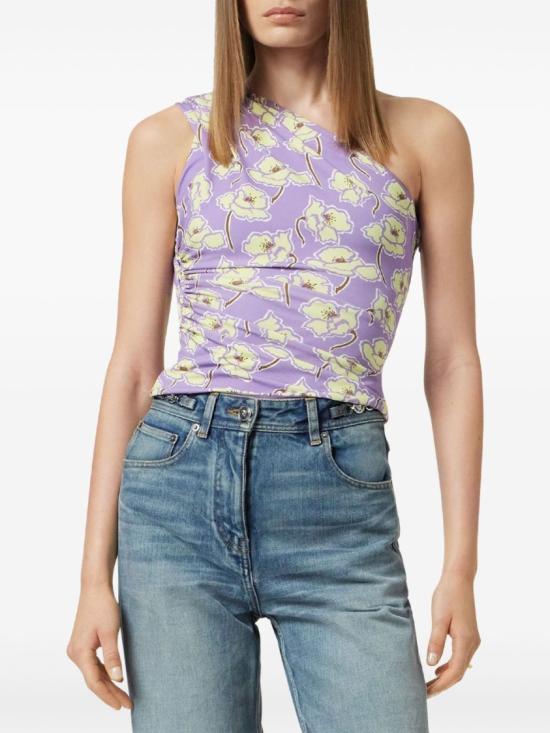 25SS 베르사체 민소매 티셔츠 1019815 1A13918 5L500 Purple - VERSACE