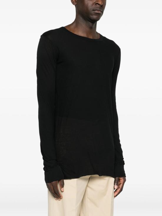 26SS 릭 오웬스 반팔 티셔츠 RU01F2252UC 09 Black - RICK OWENS