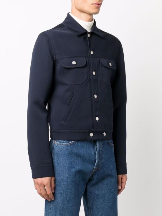 25SS 쿠레쥬 자켓 VESCBL024PL0007 7075 Blue - COURREGES