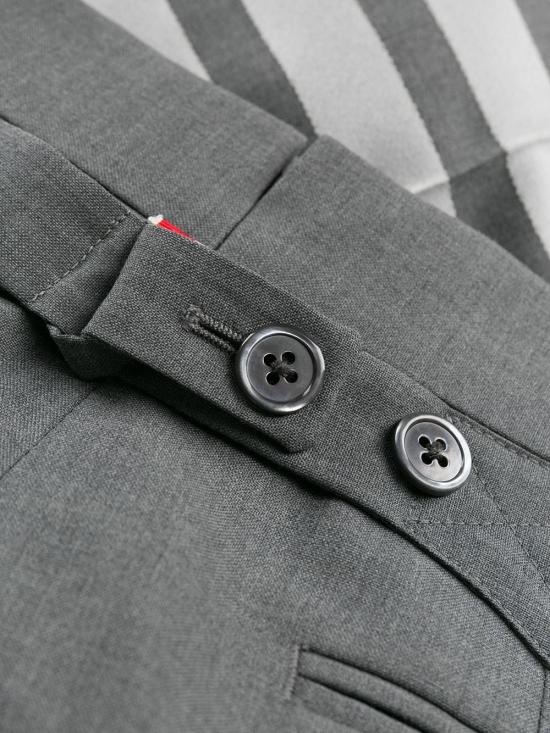  톰브라운 플레인 위브 4바 팬츠 MTC001A 06146 035 LT GREY - THOM BROWNE