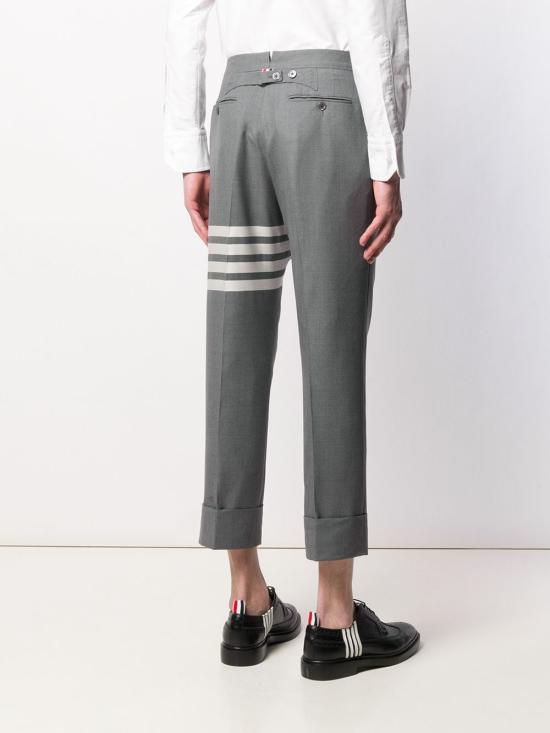  톰브라운 플레인 위브 4바 팬츠 MTC001A 06146 035 LT GREY - THOM BROWNE