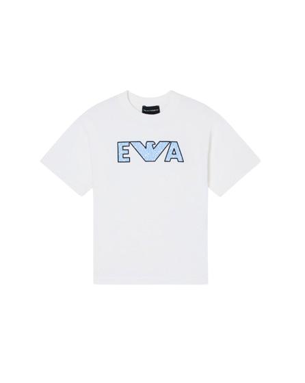 26SS [키즈] 알마니 티셔츠 EB000948 AF14503 U0003 White