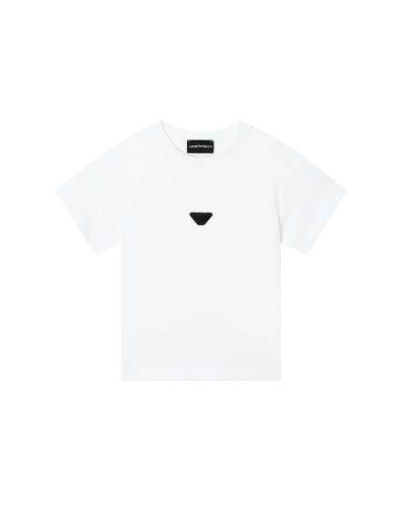 26SS [키즈] 알마니 티셔츠 EB000943 AF13715 U0003 White