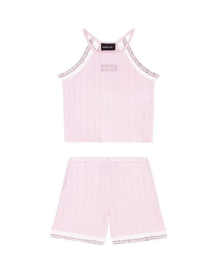 26SS [키즈] 알마니 캐주얼 세트 EG000647 AF21818 UA242 Purple