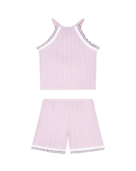 26SS [키즈] 알마니 캐주얼 세트 EG000647 AF21818 UA242 Purple - ARMANI