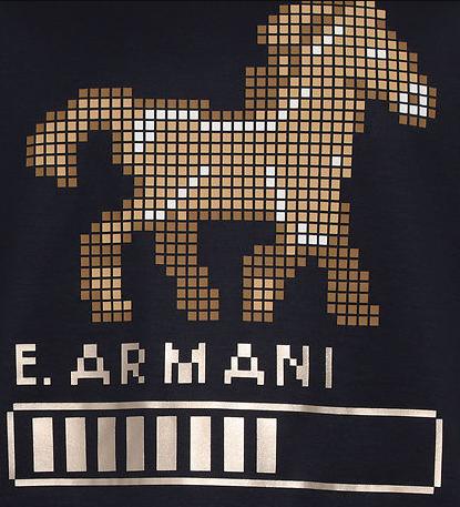 26SS [키즈] 알마니 티셔츠 EB000911 AF10127 UB118 Blue - ARMANI