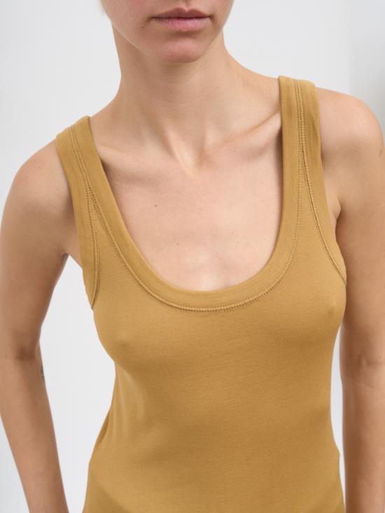 26SS 르메르 민소매 티셔츠 NTS0001LJ1016YE550 Yellow - LEMAIRE