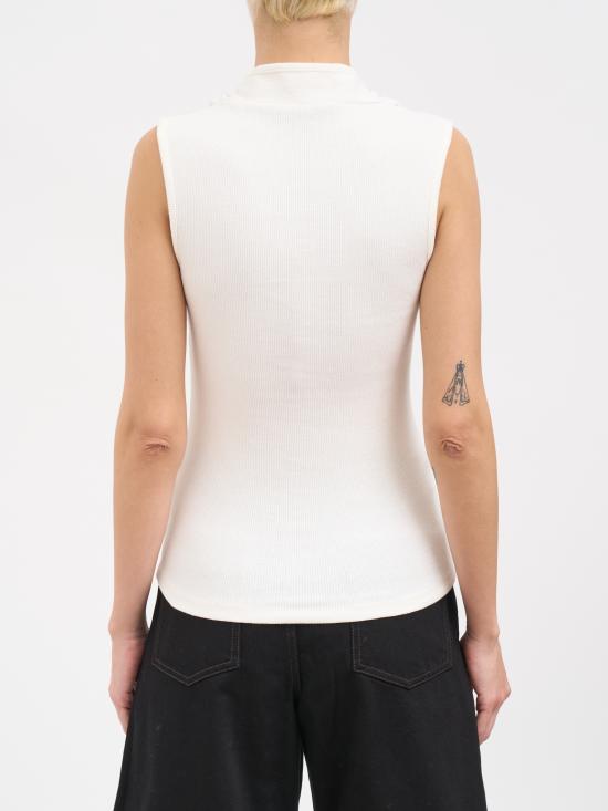 26SS 르메르 민소매 티셔츠 NTS0004LJ1030WH086 White - LEMAIRE