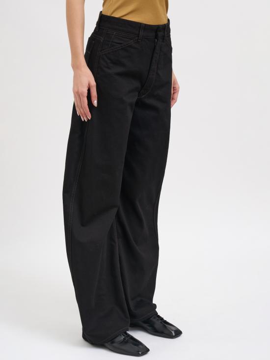 26SS 르메르 스트레이트 팬츠 NPA1264LD1055BK999 Black - LEMAIRE