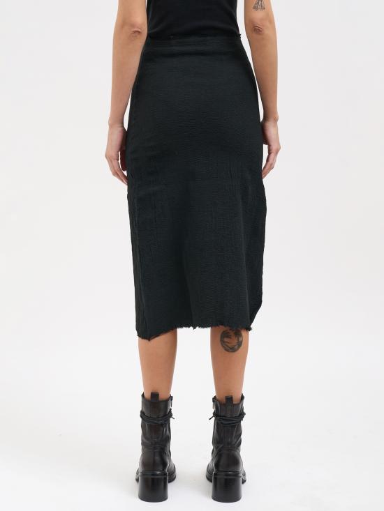 25FW 마크르비앙 미디 스커트 M25904NOIR Black - MARC LE BIHAN