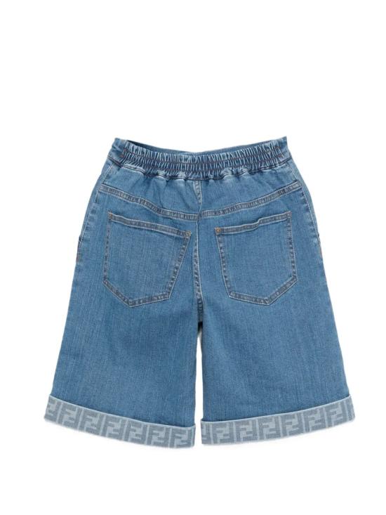 26SS [키즈] 펜디 쇼츠/버뮤다 JMF567 AVVU F0QG0 DARK BLU - FENDI