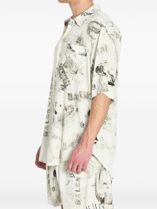 26SS 발렌시아가 셔츠 852334 TTL781240 - BALENCIAGA