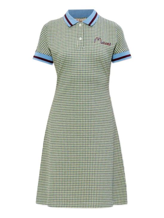 26SS 마르니 숏 원피스 ABJE1520S0UTVA63 CHY16 GREEN