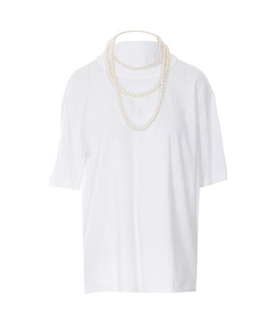 26SS 엘레 반팔 티셔츠 0216 BIANCO White