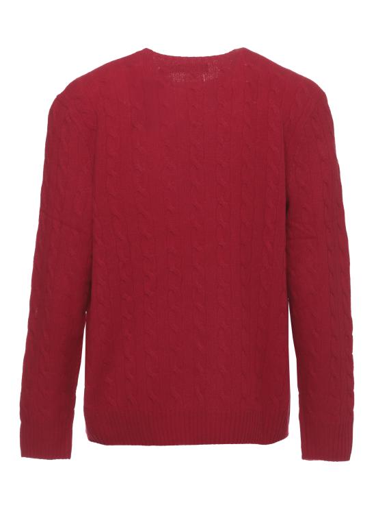 25FW 랄프 로렌 스웨터 710876762 006 Red - RALPH LAUREN