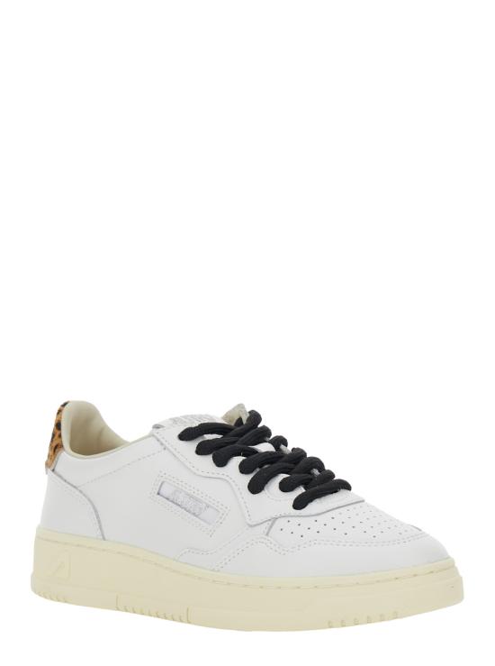 26SS 오트리 메달리스트 로우 스니커즈 AULWOC01WHTLEOP White - AUTRY