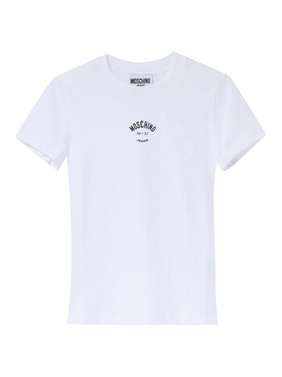 26FW 모스키노 반팔 티셔츠 070782361001 White