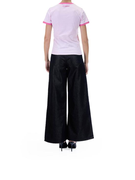 26SS 칼라거펠트 반팔 티셔츠 A4W17102507 Pink - KARL LAGERFELD