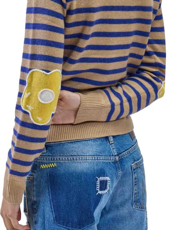 25FW 마크제이콥스 긴팔 티셔츠 2F5RTP003K10CAMEL Camel - MARC JACOBS