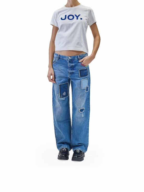 25FW 마크제이콥스 스트레이트 팬츠 2F5RBT001D05BRIGHT Blue - MARC JACOBS