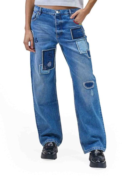 25FW 마크제이콥스 스트레이트 팬츠 2F5RBT001D05BRIGHT Blue - MARC JACOBS